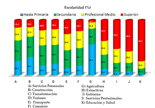 Escolaridad (%)